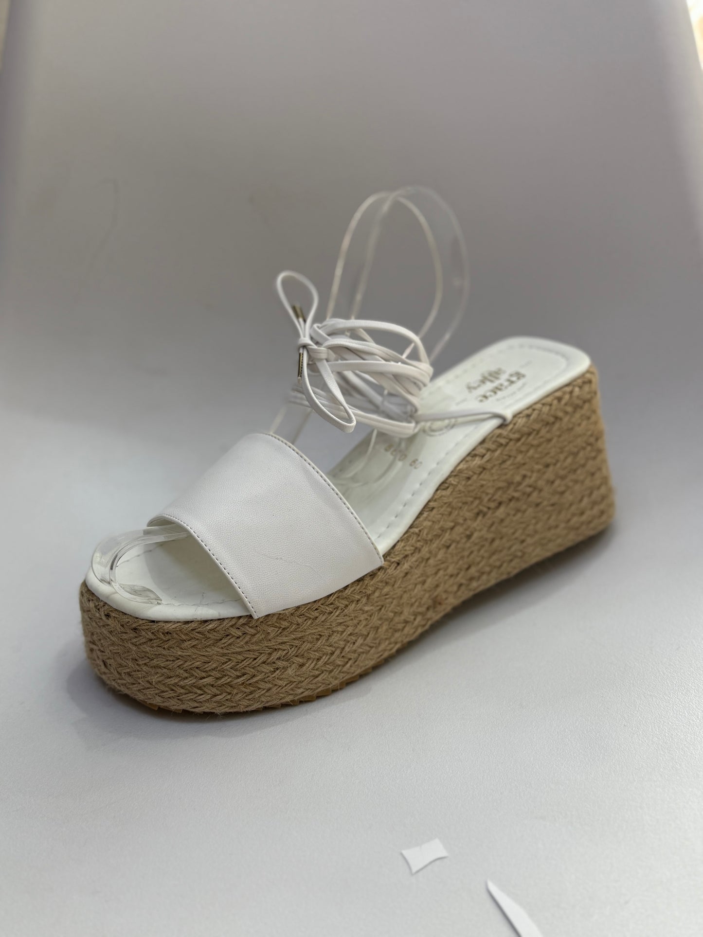 660 alpargata cordones de plataforma