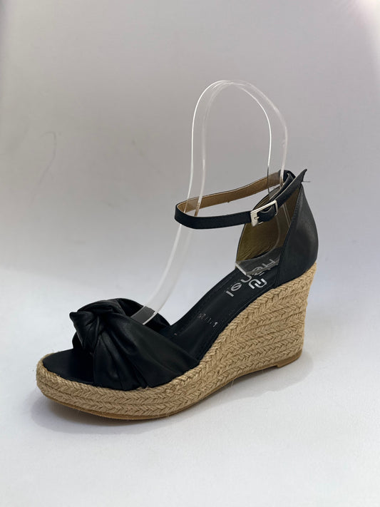 1319 alpargata nudo negra