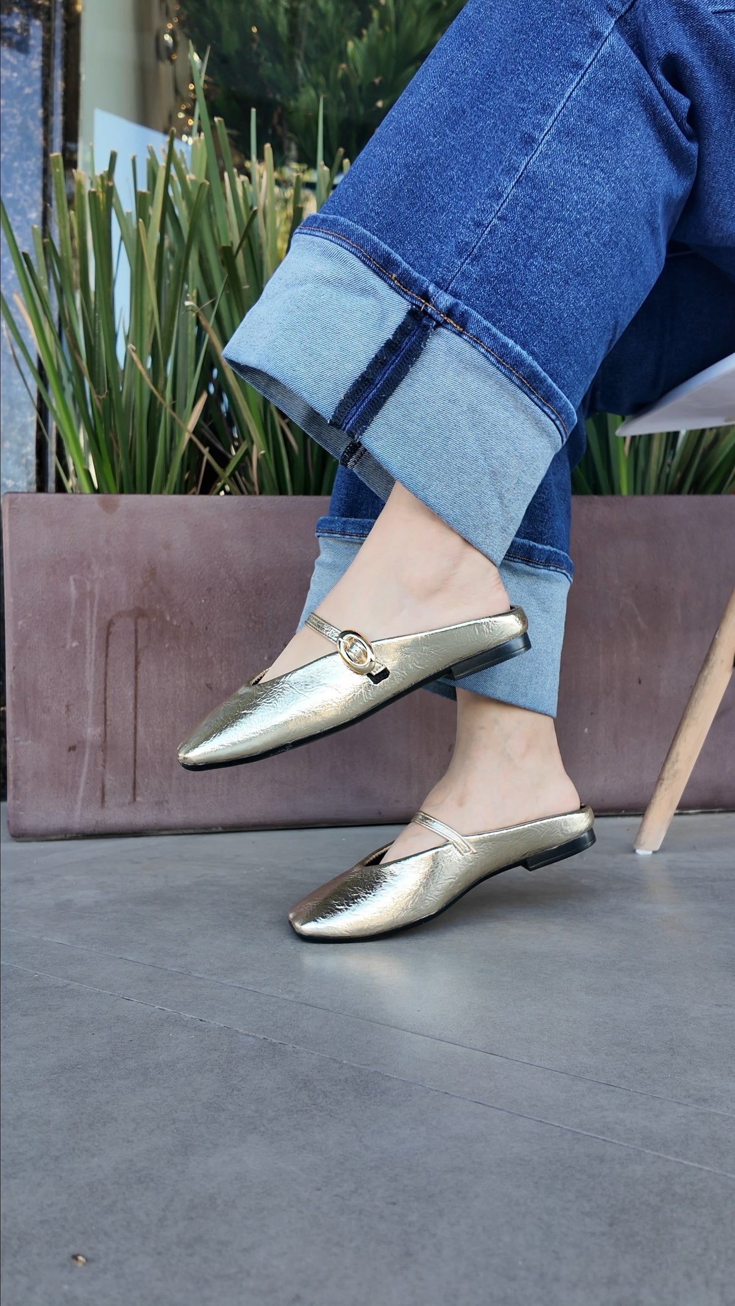 Eva Mules, sandalia destalonada