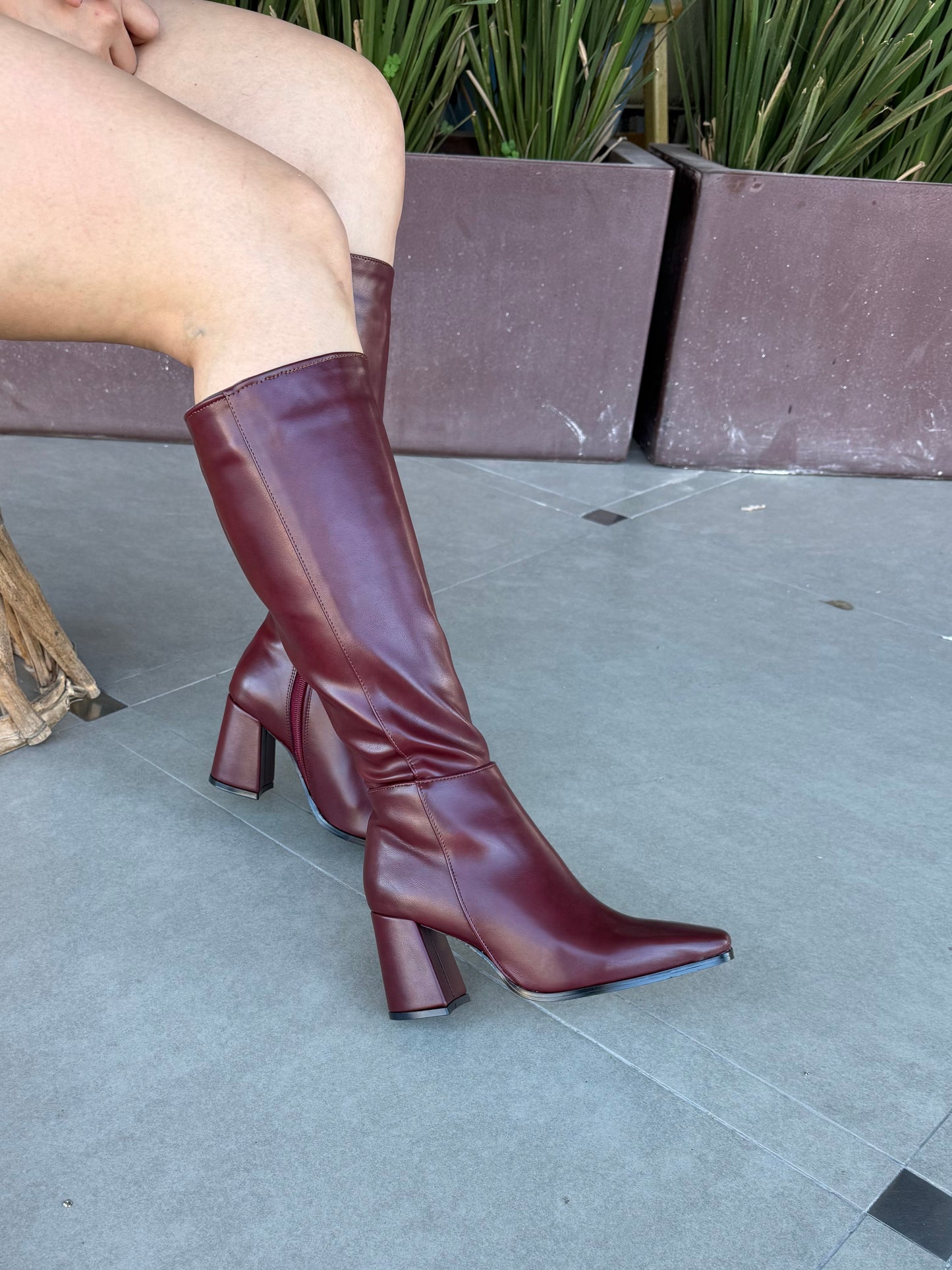 Mod 9767 Bota tacón recto