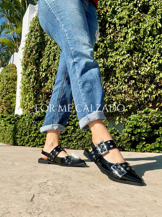 New York, zapatito de hebillas