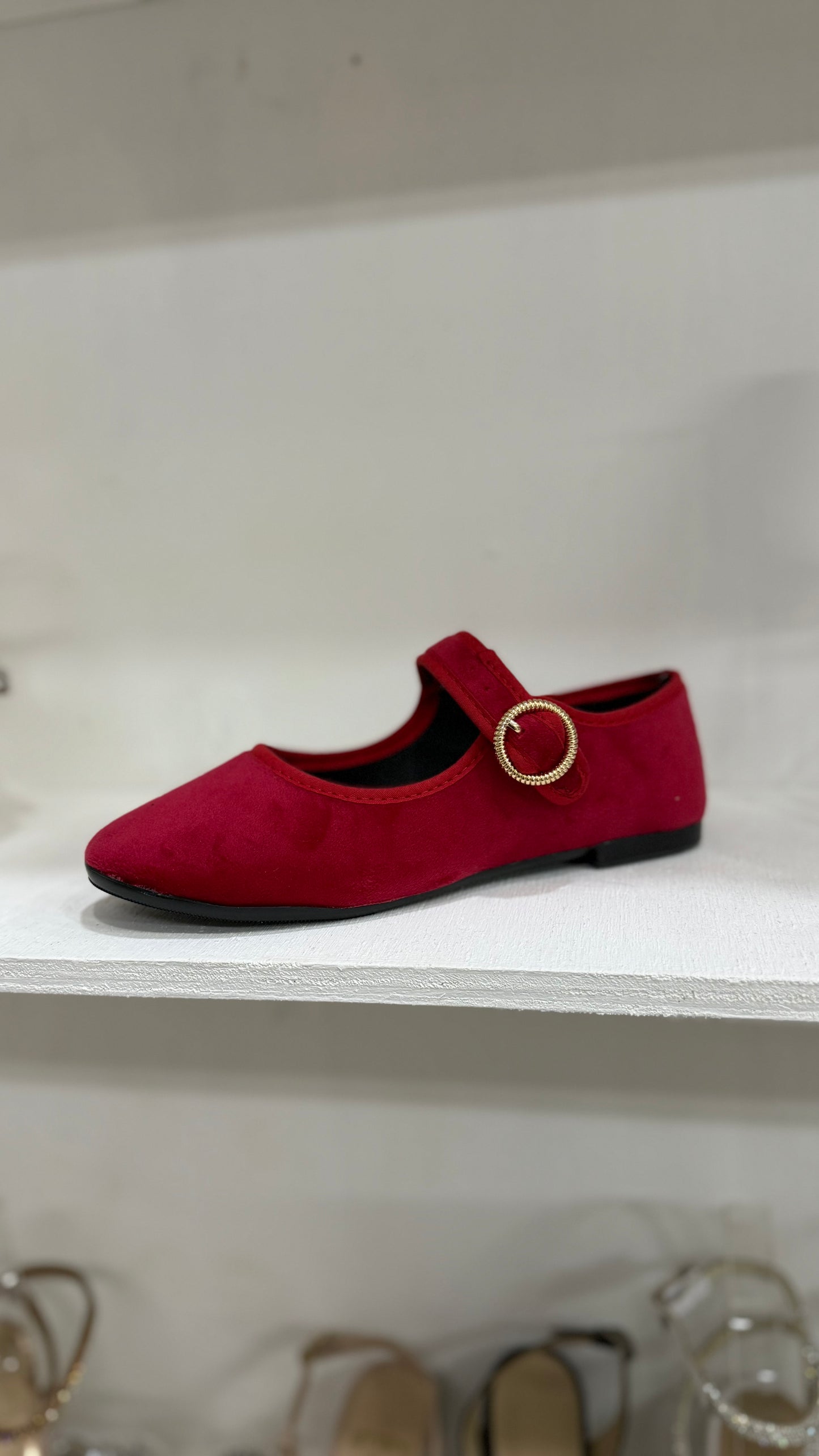 MADISSON Zapatito terciopelo punta redonda