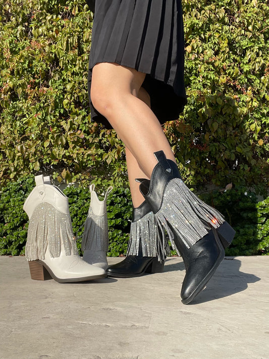 1007. Botin vaquero fleco birllos