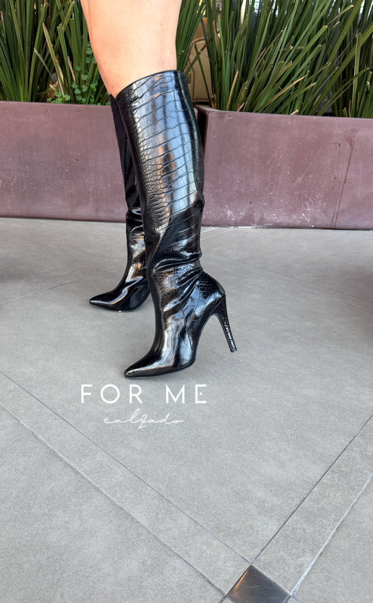 Mod 1230. Bota tacón de aguja larga