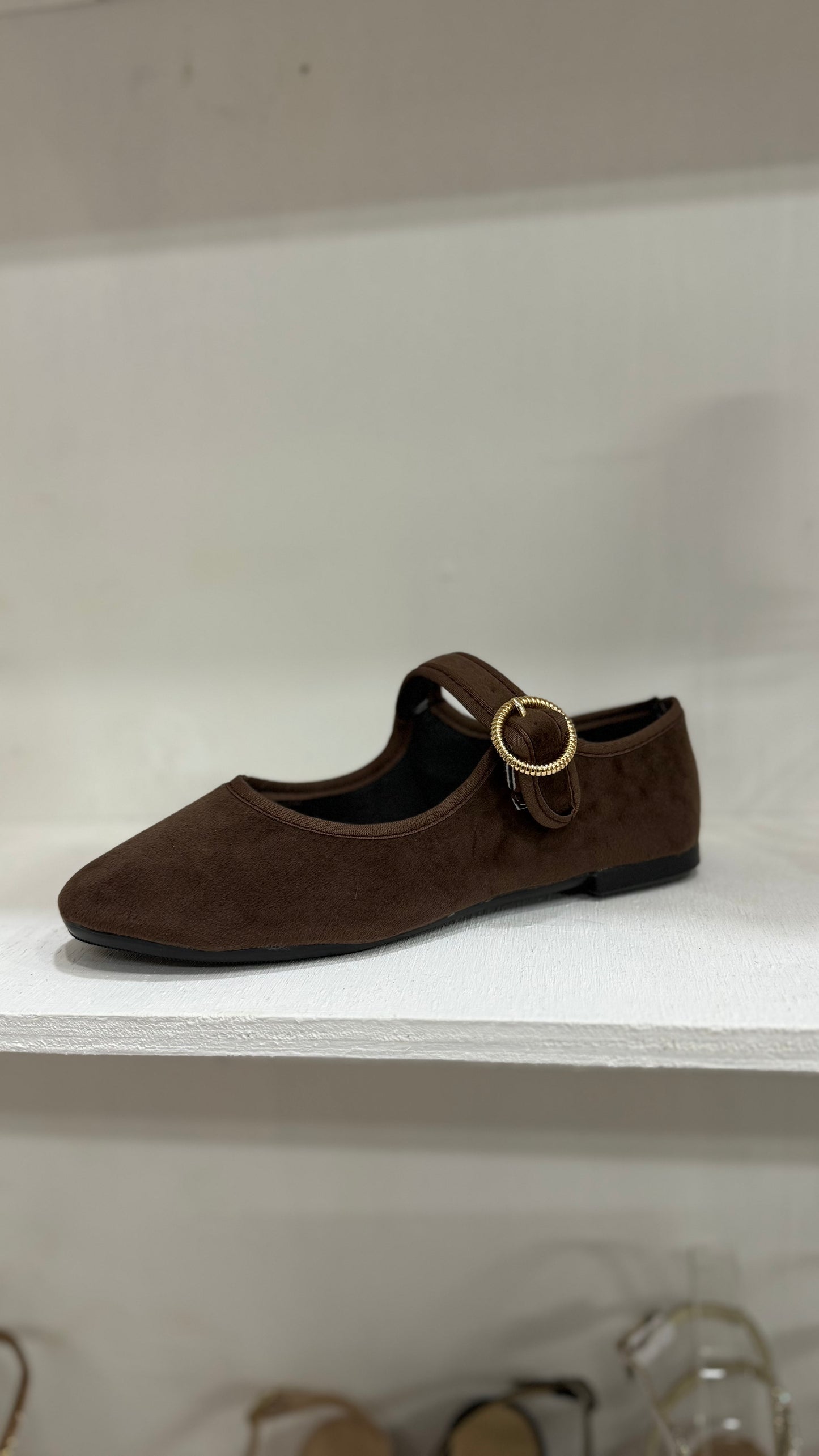 MADISSON Zapatito terciopelo punta redonda