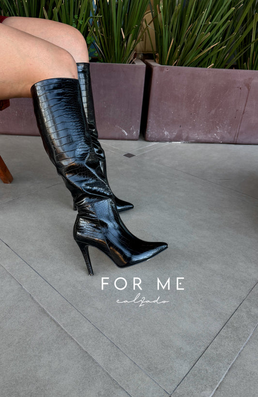 Mod 1230. Bota tacón de aguja larga