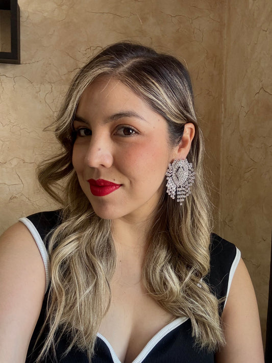 Aretes de Cristal "Glow Majesty" – Máximo Brillo y Elegancia