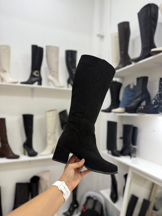 Mod 570 Bota bajita de terciopelo
