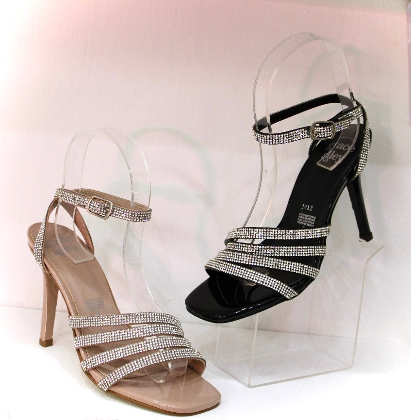 Mod. 2012 Tacón de aguja  con pedreria
